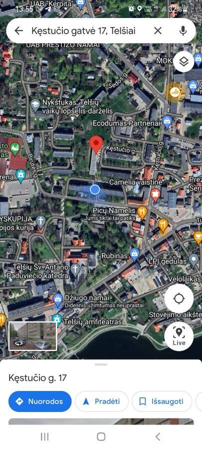 Mona Apartamentai Telšiai Kültér fotó